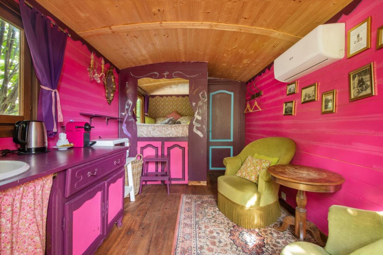 Roulotte Insolite Avec Terrasse Proche Paris Noisy-le-Grand Kültér fotó